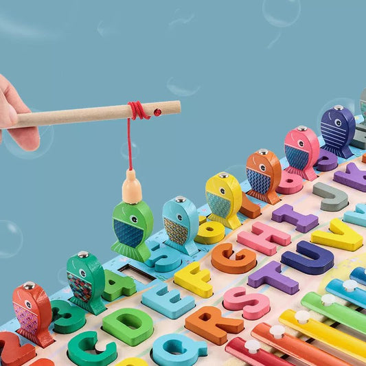 DIDACTICO TABLA MONTESORI 6 EN 1 - EL RINCON DE LA CALMA