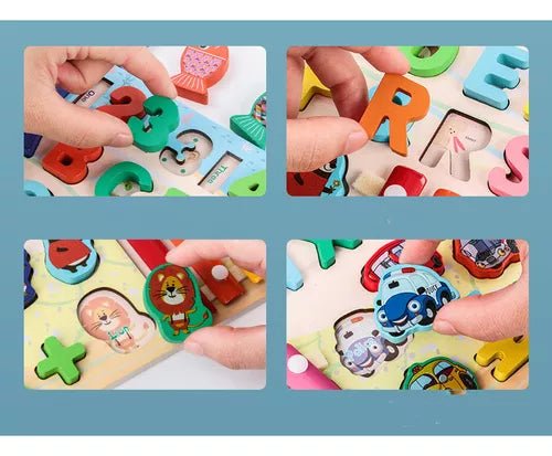 DIDACTICO TABLA MONTESORI 6 EN 1 - EL RINCON DE LA CALMA