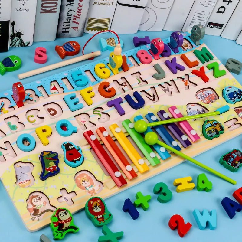 DIDACTICO TABLA MONTESORI 6 EN 1 - EL RINCON DE LA CALMA