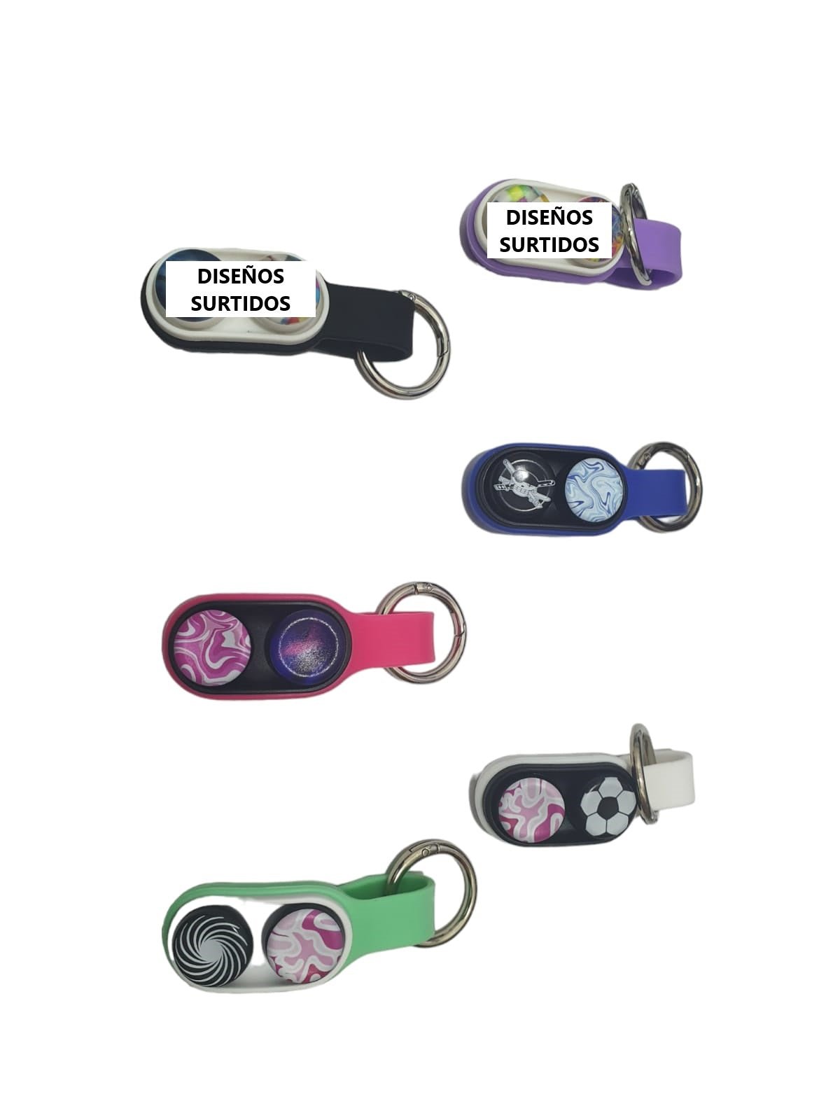 Llavero Sensorial Fidget POP - EL RINCON DE LA CALMA