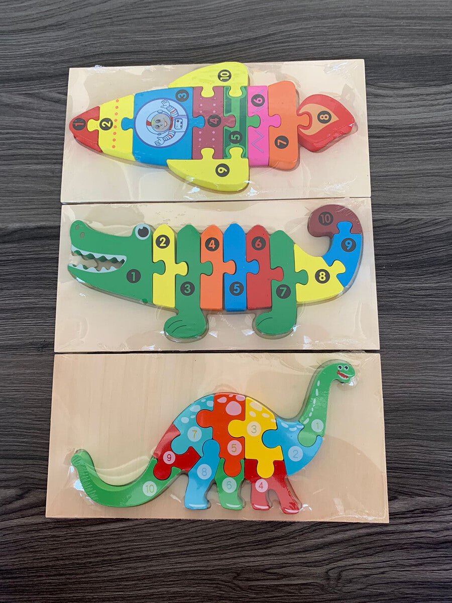 Rompecabezas Montessori de Madera - EL RINCON DE LA CALMA