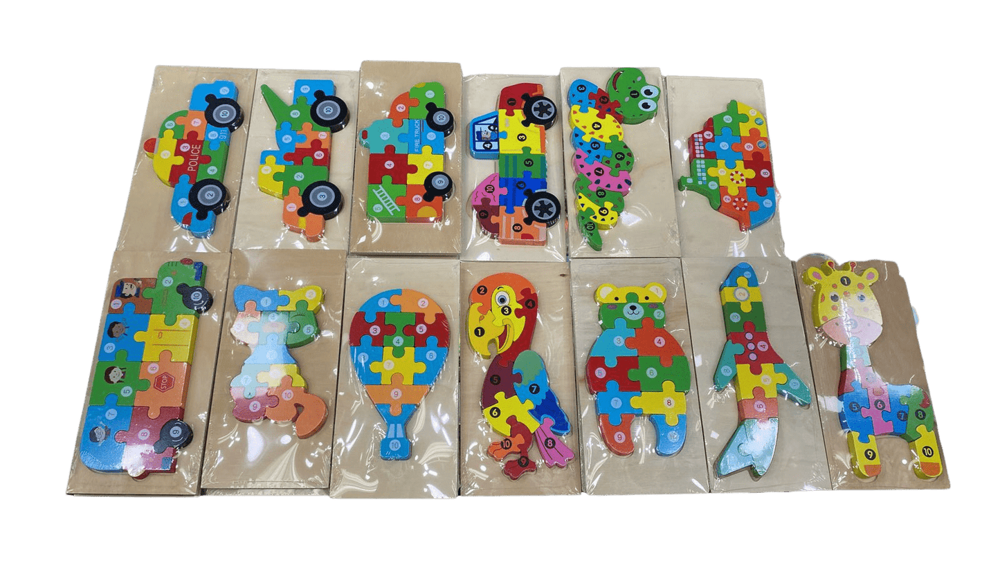 Rompecabezas Montessori de Madera - EL RINCON DE LA CALMA