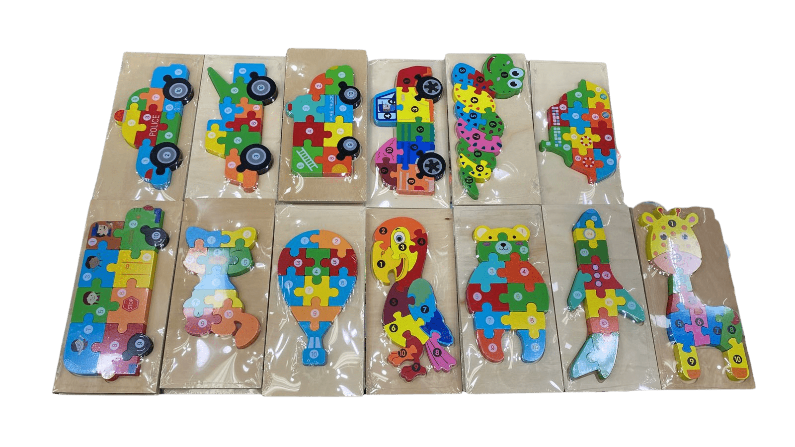 Rompecabezas Montessori de Madera - EL RINCON DE LA CALMA